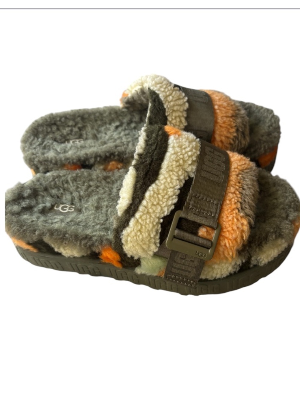 UGG Fluffita Cali Collage Slide EUC - Picture 5 of 7